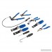 Silverline 984748Jeu de Pinces pour Colliers de tuyaux Bleu 18–54mm Set de 9pièces B07BSWD8Z2